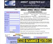 Scam - GREGORY SCLAFANI GREAT LOGISTICS LLC