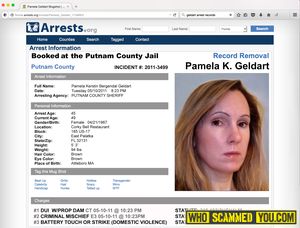 PAM GELDART CRIMINAL MISCHIEF CHARGE